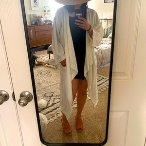 Shaina Mote White Duster Jacket